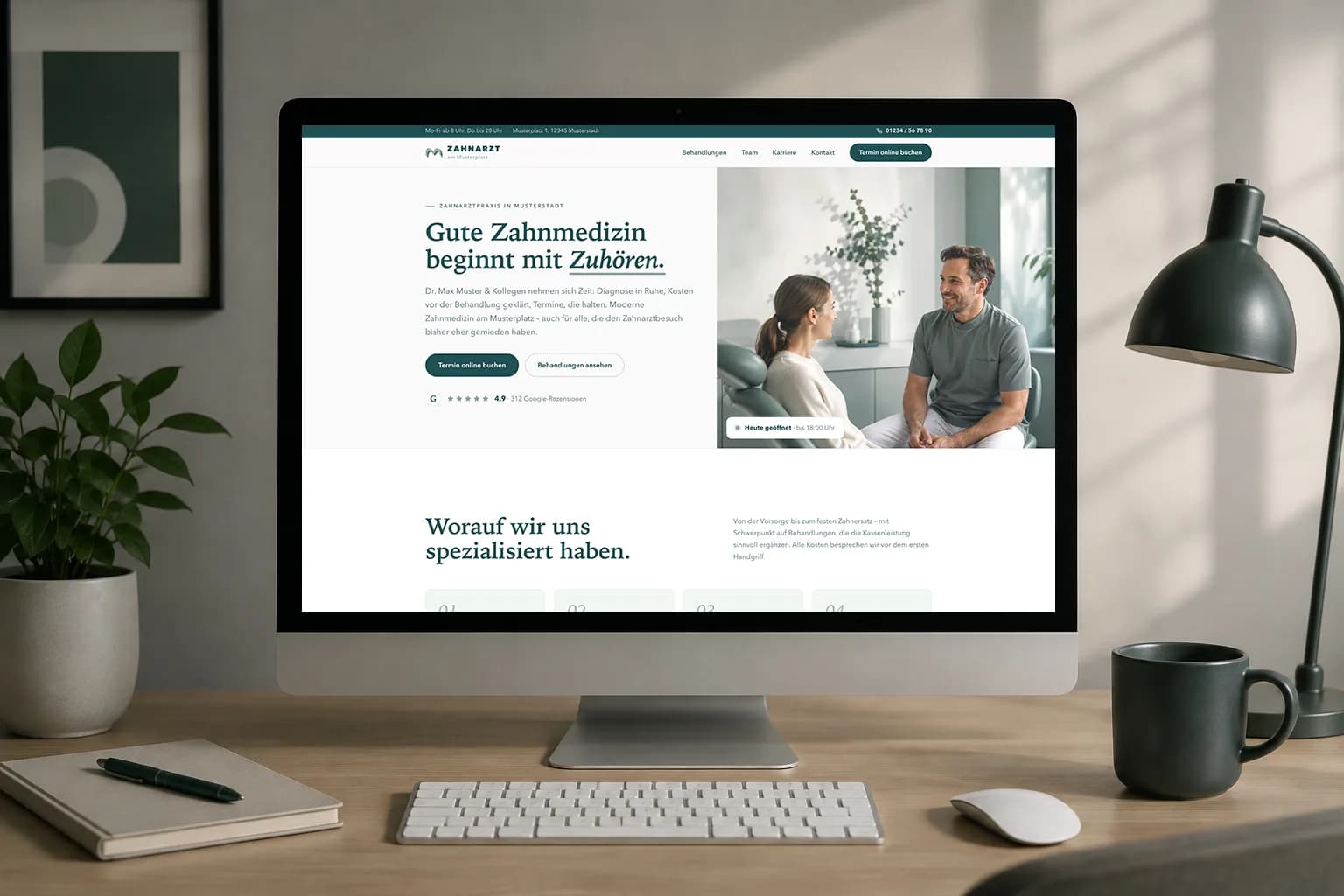 Webdesign für Zahnärzte