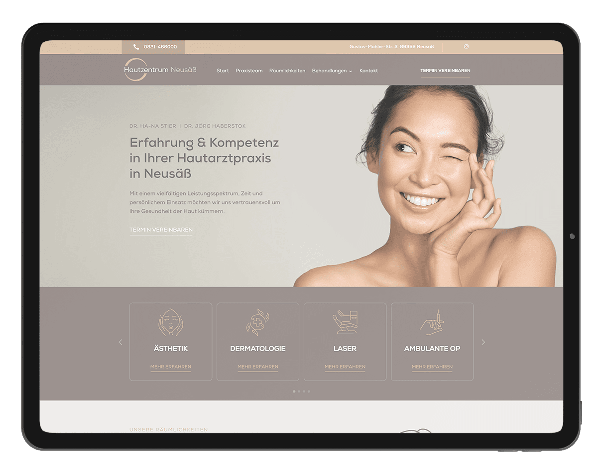 Praxiswebsite Dr. Stier & Dr. Haberstok